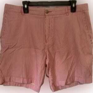 Southern Tide Salmon Seersucker Shorts